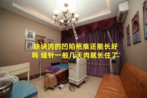 缺块肉的凹陷疤痕还能长好吗 缝针一般几天肉就长住了